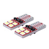 2 PCS T10 3W 300 LM 6000K Constant Current Car Clearance Light with 8 SMD-2835 Lamps, DC 9-18V(White Light)