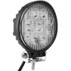 Round Shape 27W Bridgelux 2150lm 9 LED White Light Floodlight Engineering Lamp / Waterproof IP67 SUVs Light, DC 10-30V(Black)