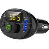 BT23 Wireless Car FM Transmitter QC 3.0 Quick Charge, Support USBx2 / Hands-free Calling(Black)