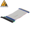 PCI Express 16X Riser Card Extender Flexible Extension Cable Ribbon Adapter, Cable Length: 15cm