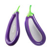 Inflatable Eggplant Shaped Floating Mat Swimming Ring, Inflated Size: 265 x 105cm