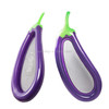 Inflatable Eggplant Shaped Floating Mat Swimming Ring, Inflated Size: 265 x 105cm