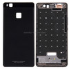 For Huawei P9 Lite Battery Back Cover + Front Housing LCD Frame Bezel Plate(Black)