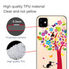 Fashion Soft TPU Case 3D Cartoon Transparent Soft Silicone Cover Phone Cases For iPhone 11(Colour Tree)