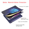 Blue Tree Pattern Horizontal Flip PU Leather Case for iPad 9.7 (2018) & (2017) / Air 2 / Air, with Three-folding Holder & Honeycomb TPU Cover