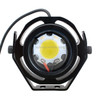 10W 500LM White Light 6500K COB LED Wired Hexagon Eagle Eyes Car Fog Lamp, Wire Length:35cm, DC 12-24V(Black)