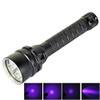 5 x CREE XPE 15W Diving Flashlight, 5000 LM UV Purple Light, Diving Depth: 150m (Black)