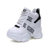 Platform Casual Sports Shoes, Size:35(black)