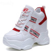 Platform Casual Sports Shoes, Size:37(red)