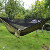 Portable Outdoor Parachute Hammock with Mosquito Nets (Army Green)