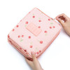 2 PCS Waterproof Make Up Bag Travel Organizer for Toiletries Kit(Pink cherry)