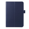 Litchi Texture Horizontal Flip Solid Color Smart Leather Case with Two-folding Holder & Sleep / Wake-up Function for Galaxy Tab S2 8.0 / T715(Dark Blue)
