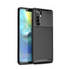 For OPPO A91 Carbon Fiber Texture Shockproof TPU Case(Black)