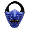 WosporT Halloween Dancing Party Grimace Half Face Mask(Blue)