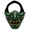 WosporT Halloween Dancing Party Grimace Half Face Mask(Green)