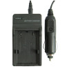 Digital Camera Battery Car Charger for KODAK LB4/ NP500/ NP600(Black)