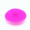 10 PCS Cleaning Pad Wash Face Facial Exfoliating Brush SPA Skin Scrub Cleanser Tool(rose  red)