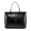 Vintage Shoulder Bag Female Causal Totes for Daily Shopping(black)