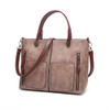 Vintage Shoulder Bag Female Causal Totes for Daily Shopping(light pink)