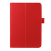 Litchi Texture Horizontal Flip Solid Color Smart Leather Case with Two-folding Holder & Sleep / Wake-up Function for Galaxy Tab S2 8.0 / T715(Red)