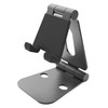 Universal Aluminum Alloy Foldable Adjustable Holder Stand, for iPad, Samsung, Lenovo, Sony, and other Tablet(Black)