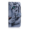 Tiger Pattern Coloured Drawing Horizontal Flip Leather Case for Huawei P30, with Holder & Card Slots & Wallet