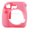 Fluorescent Soft Silicone Protective Case for FUJIFILM instax mini 9 / mini 8+ / mini 8 (Rose Red)