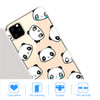 Fashion Soft TPU Case 3D Cartoon Transparent Soft Silicone Cover Phone Cases For iPhone 11 Pro(Facial Bear)