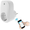 Portable Free APP Wi-Fi Home / Offices Automation Smart Wireless Power WiFi Plug, EU Plug(White)