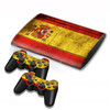 Spainish Flag Pattern Decal Stickers for PS3 Game Console