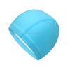 Adult Waterproof PU Coating Stretchy Swimming Cap Keep Long Hair Dry Ear Protection Swim Cap (Baby Blue)