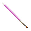 Nail Art Manicure Tools Lat Point Drill Dot UV Gel Nail Polish Painting Flower Pen Nails Brush Drawing Brush(Purple)
