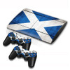 Scottish Flag Pattern Decal Stickers for PS3 Game Console