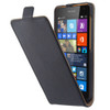 Vertical Flip Magnetic Button Leather Case for Microsoft Lumia 535