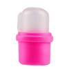 10 PCS Wearable Nail Soakers Polish Remover Soak Cap Nail Art Tool Set for Acrylic Nail(Pink)
