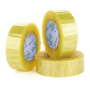 12 PCS 48mm Width 15mm Thickness Package Sealing Packing Tape Roll Sticker(Transparent Yellow)