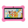 Q88 Kids Education Tablet PC, 7.0 inch, 512MB+8GB, Android 4.4 Allwinner A33 Quad Core, WiFi, Bluetooth, OTG, FM, Dual Camera, with Silicone Case (Pink)