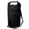 Outdoor Waterproof Single Shoulder Bag Dry Sack PVC Barrel Bag, Capacity: 10L (Black)
