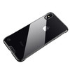 For iPhone XS Max SULADA Borderless Plated PC Protective Case(Black)