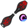 Fashion Two-wheeled Skateboard Luminous Flash Wheel Vitality Board(Red)