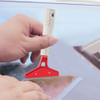Pure Metal Blade Car Window Film Scraper Cleaner Tool Car Window Sun Visor Film Installation Tint Tool With Cover