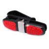 Diamond Mounted Rotating Car Glasses Clip Card Paper Holder Clips(Red )