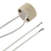 GU10 Ceramic Lamp Holder Socket Base Adapter Wire Connector, Cable Length: 12cm