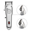 Retro Oil Head Electric Pusher Strong Power Electric Fader LCD Digital Display Rechargeable Hair Clipper(EU Plug)