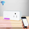 10A WiFi 2.4GHz APP Remote Control Timing Smart Socket Works with Alexa & Google Home, AC 110-250V, US Plug
