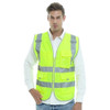 Multi-pockets Safety Vest Reflective Workwear Clothing, Size:L-Chest 118cm(Yellow)