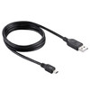 PULUZ 1m Mini 5pin USB Sync Data Charging Cable for Canon EOS 50D / 60D / 70D / 5D2 / 5D3