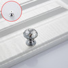 5 PCS 8103 Single Bright Chrome Diamond Drawer Cabinet Tea Table Handle