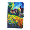For Galaxy Tab A 8.0  / T380 & T385 Countryside Pattern Horizontal Flip Leather Case with Holder & Card Slots