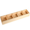 Succulent Wooden Storage Box Landscape Garden Decoration, Specification:5 Cells